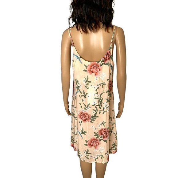 Homebodii NWT Natice Floral Print Chemise Slip Pink Size XL - Picture 2 of 8